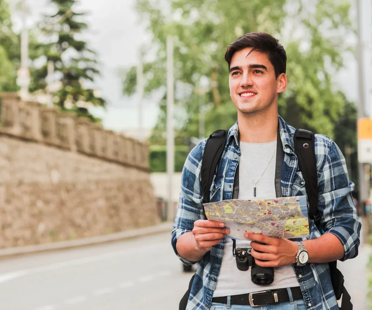 Students exploring Europe together